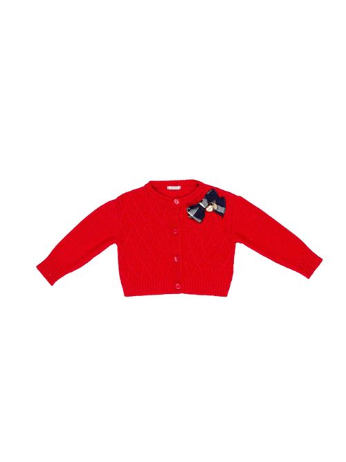 Cardigan, neonata, logato. LE BEBE' ENFANT | LBG5498RO